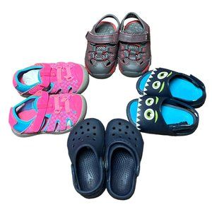 Baby/Toddler Shoe  Lot Bundle  x4 - Crocs Garanimals  Wonder Nation (x2)
